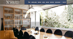 Desktop Screenshot of notaria233.com