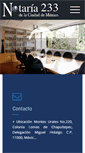 Mobile Screenshot of notaria233.com